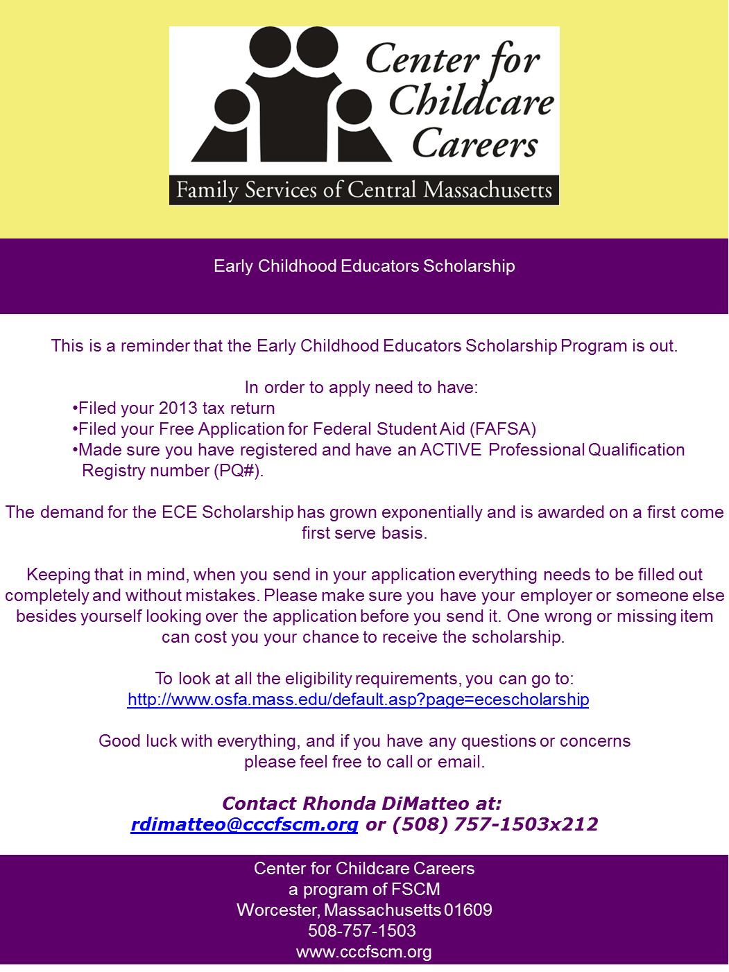 Early Childhood Education Program | Programs | The Q